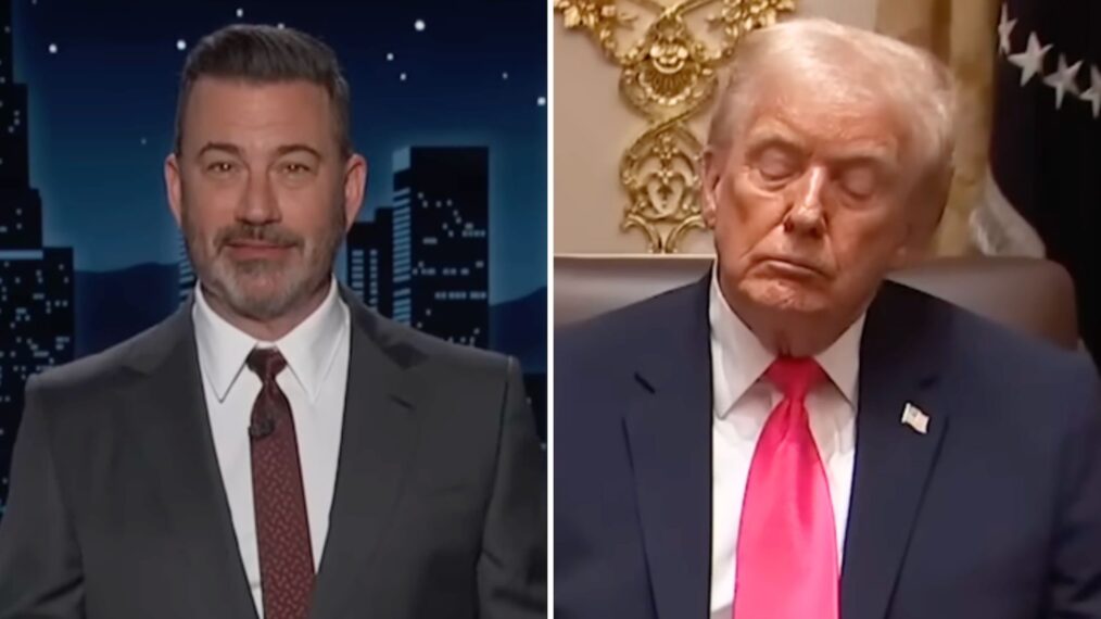 Jimmy Kimmel and Donald Trump