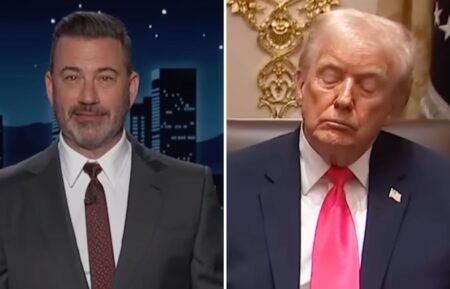 Jimmy Kimmel and Donald Trump