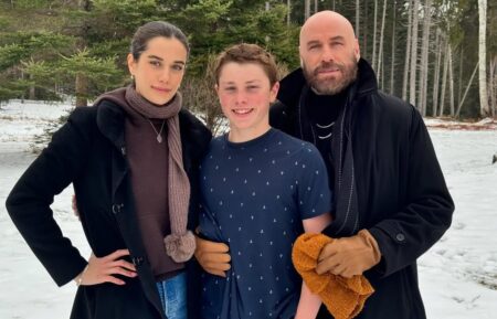 John Travolta with Kids Ella and Ben