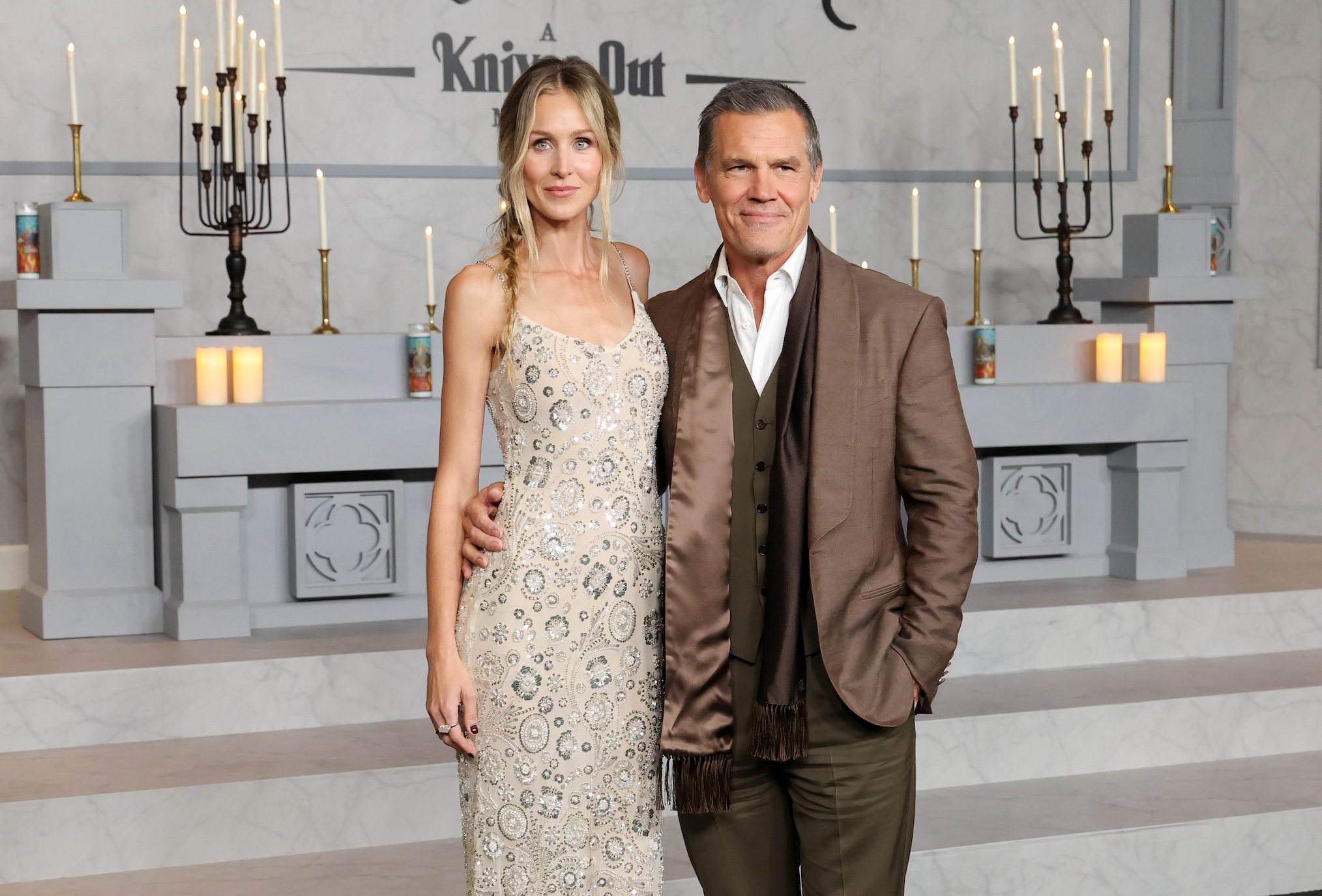 Kathryn Boyd Brolin and Josh Brolin attend the premiere of Netflix's 