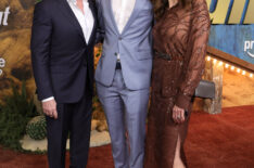 Kyle MacLachlan, Callum Lyon MacLachlan and Desiree Gruber attend the premiere of Amazon Prime Video's 'Fallout' Season 2 at the Academy Museum of Motion Pictures on December 08, 2025 in Los Angeles, California.