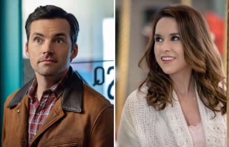 Ian Harding in 'Dirty Little Secret'; Lacey Chabert in 'The Sweetest Christmas'