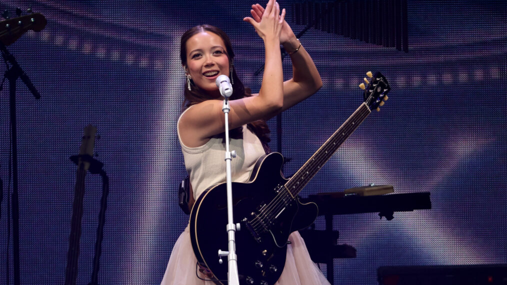Laufey performs during iHeartRadio Q102's Jingle Ball 2025 Presented By Capital One at Xfinity Mobile Arena on December 15, 2025 in Philadelphia, Pennsylvania.