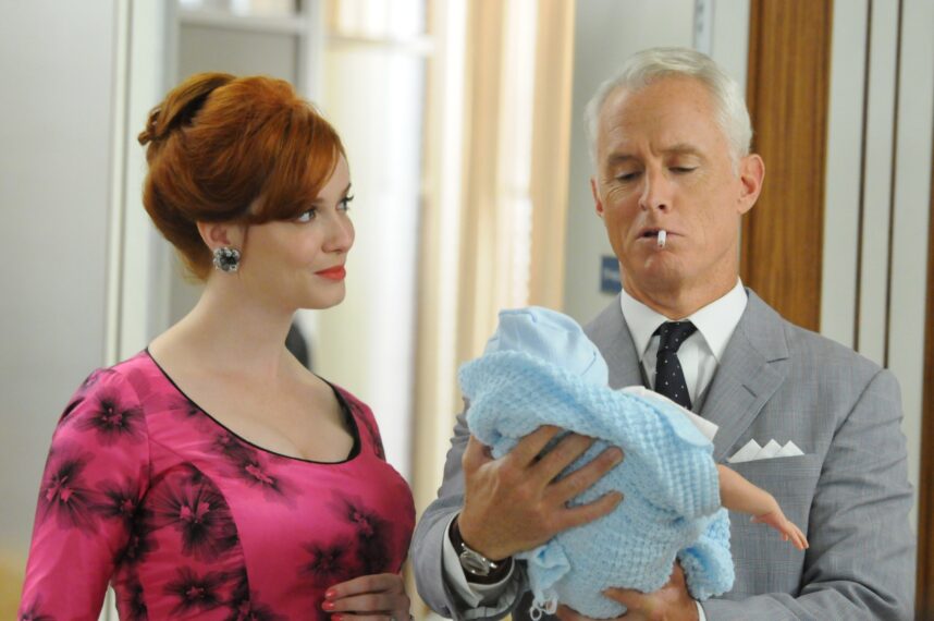 Christina Hendricks, John Slattery in 'Mad Men' Season 5