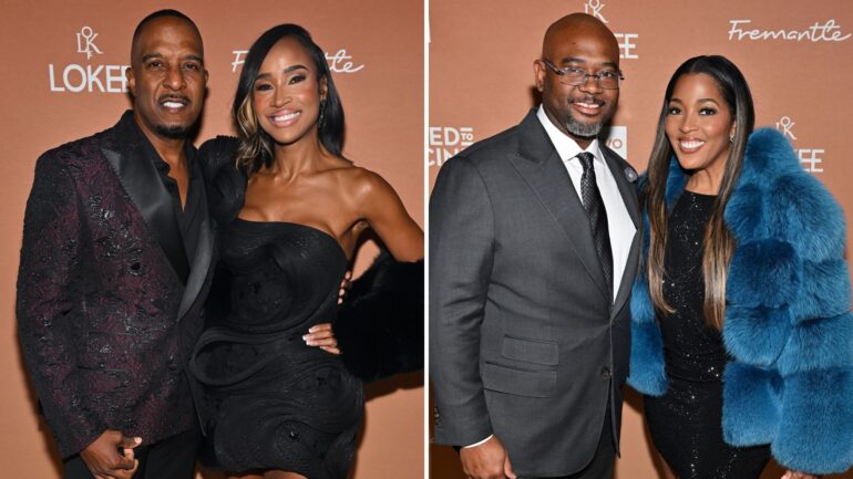 Walter Scott Metcalfe, Dr. Contessa Metcalfe at the 'Married to Medicine' Season 12 Premiere; Eugene Harris, Toya Bush-Harris at the 'Married to Medicine' Season 12 Premiere