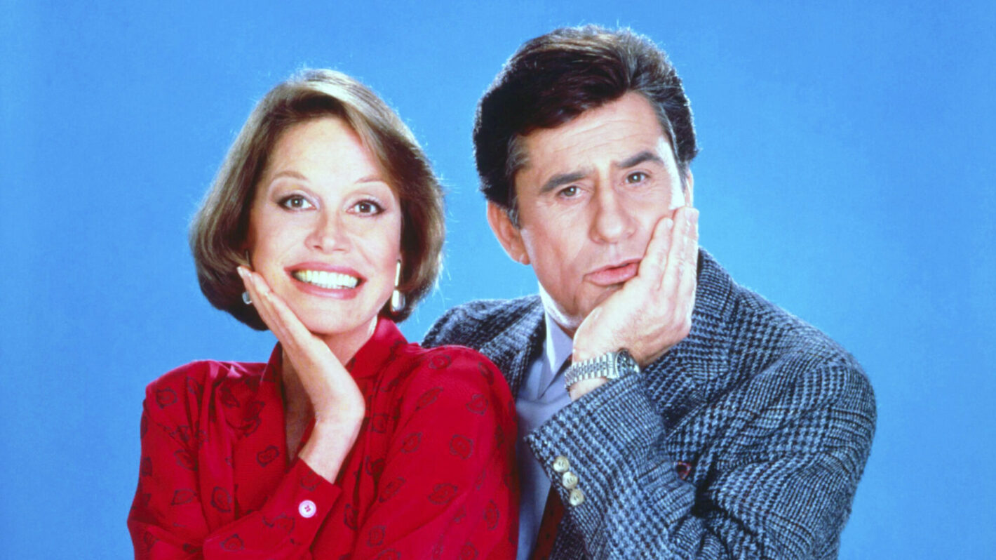 MARY, from left: Mary Tyler Moore, James Farentino, 1985-1986,