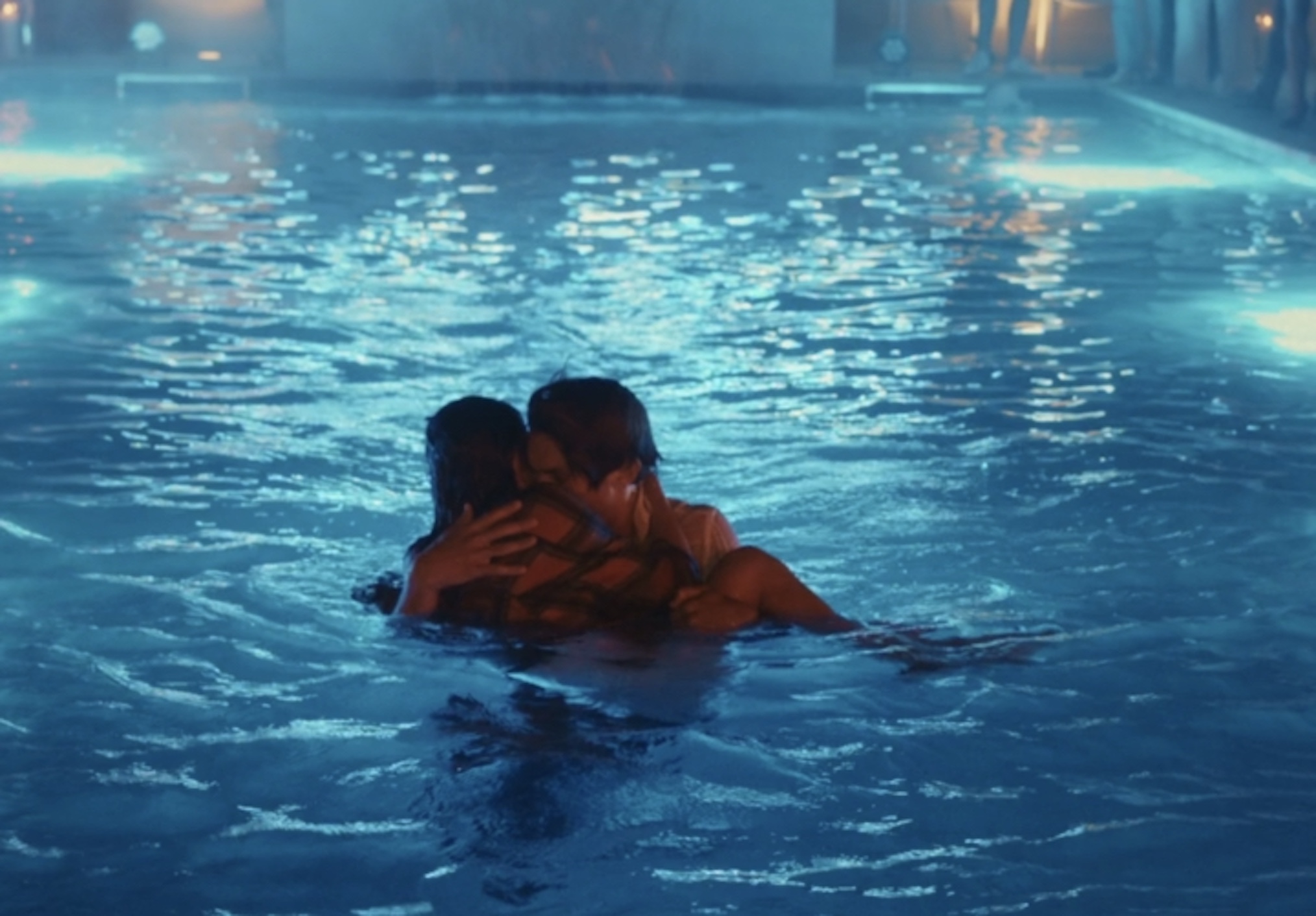 Ruby and James' in the pool in 'Maxton Hall' Season 1 Episode 2