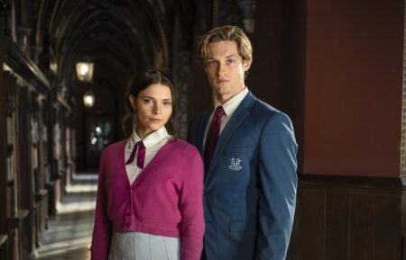 Damian Hardung and Harriet Herbig Matten in 'Maxton Hall' Season 3