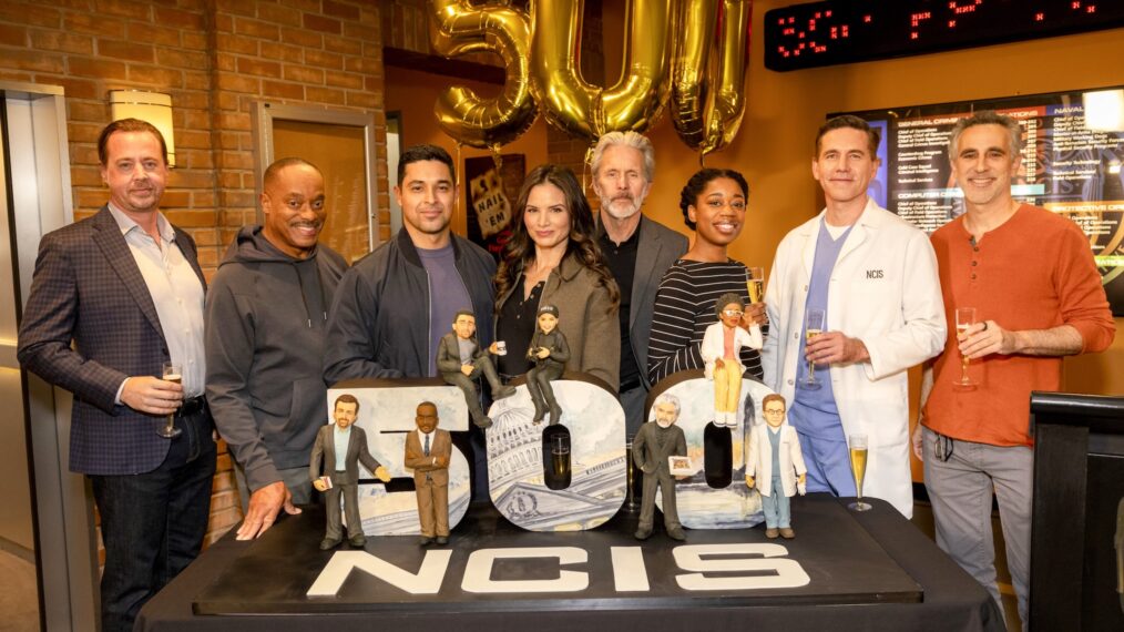 Sean Murray, Rocky Carroll, Wilmer Valderrama, Katrina Law, Gary Cole, Diona Reasonover, Brian Dietzen — 'NCIS' Episode 500 Celebration