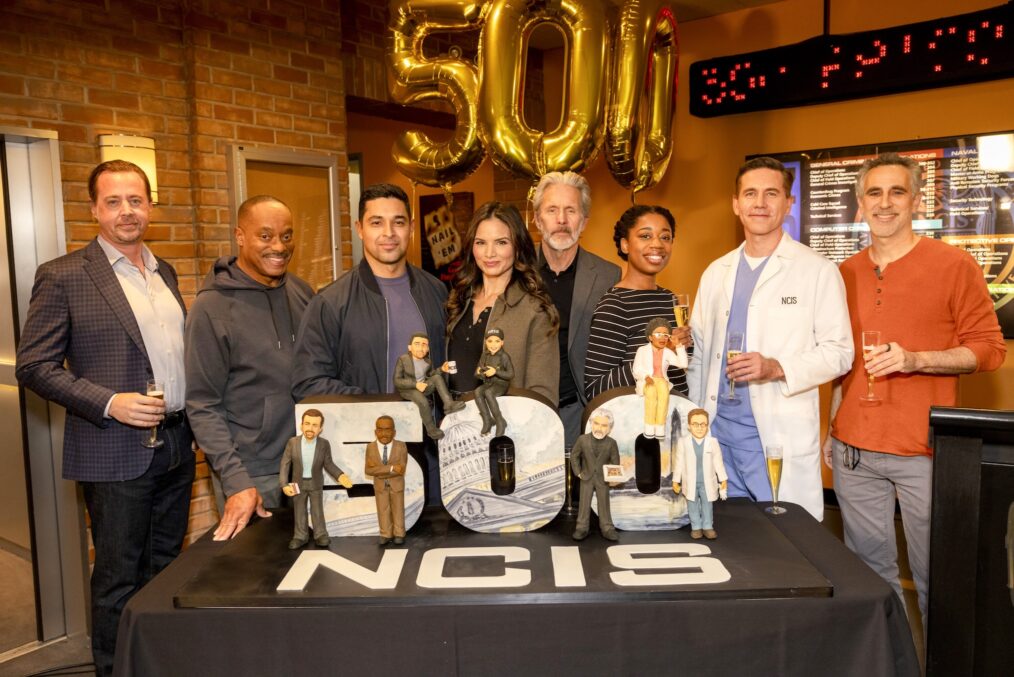 Sean Murray, Rocky Carroll, Wilmer Valderrama, Katrina Law, Gary Cole, Diona Reasonover, Brian Dietzen — 'NCIS' Episode 500 Celebration