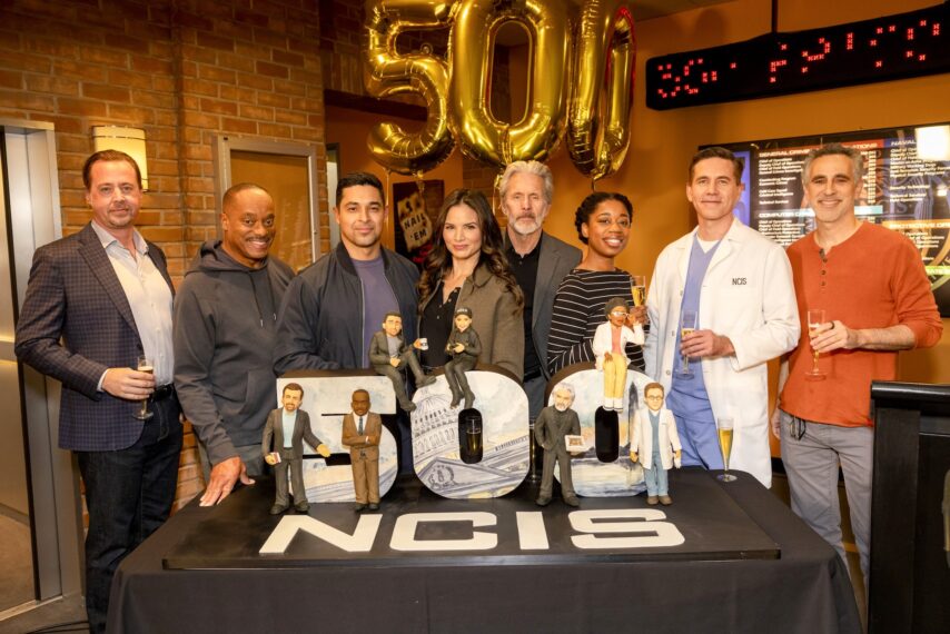 Sean Murray, Rocky Carroll, Wilmer Valderrama, Katrina Law, Gary Cole, Diona Reasonover, Brian Dietzen — 'NCIS' Episode 500 Celebration