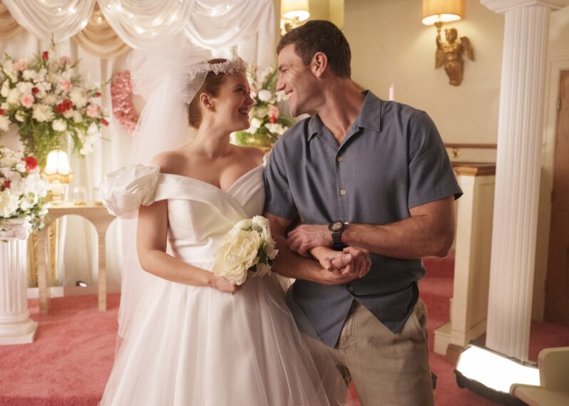 Kathleen Kenny as Diane, Austin Stowell as Gibbs — 'NCIS: Origins' Season 2 Episode 8 "End of the Road"