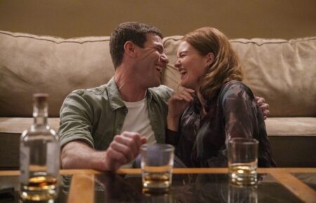 Austin Stowell as Gibbs, Kathleen Kenny as Diane — 'NCIS: Origins' Season 2 Episode 8 