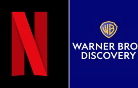 Netflix and WBD logos