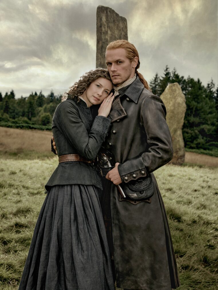 Caitriona Balfe and Sam Heughan in 'Outlander' Season 8