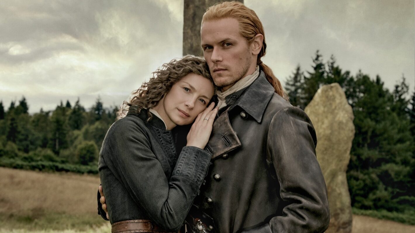 Sam Heughan and Caitriona Balfe in 'Outlander' Season 8