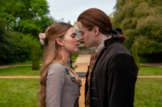 Carla Woodcock and Charles Vandervaart in 'Outlander' Season 8