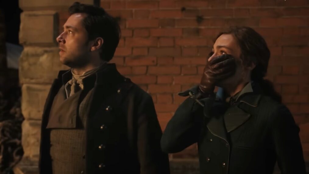 Richard Rankin and Sophie Skelton in 'Outlander' Season 8 