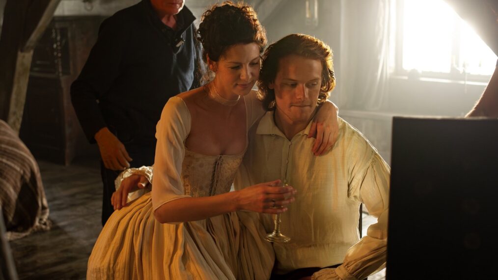 ‘Outlander’: See Sam Heughan & Caitriona Balfe in Never-Before-Seen Photos From ‘The Wedding’