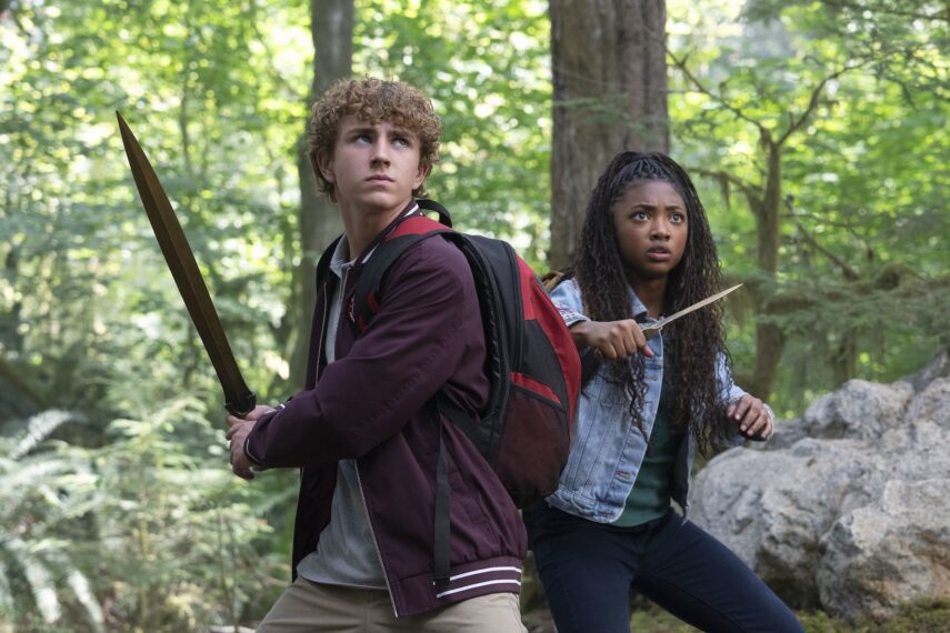 Percy and Annabeth in 'Percy Jackson & the Olympians' Season 2