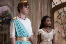 Walker Scobell as Percy Jackson and Leah Sava Jeffries as Annabeth Chase in 'Percy Jackson and the Olympians' Season 2 Episode 5