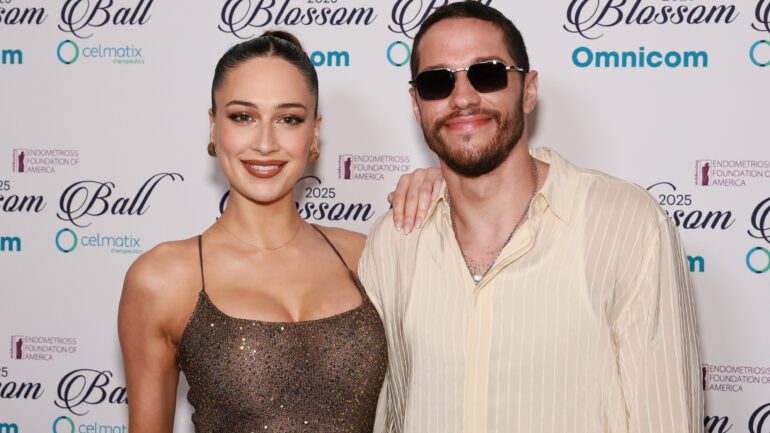 Elsie Hewitt and Pete Davidson attend the 13th Annual Blossom Ball at The Pierre Hotel on May 15, 2025