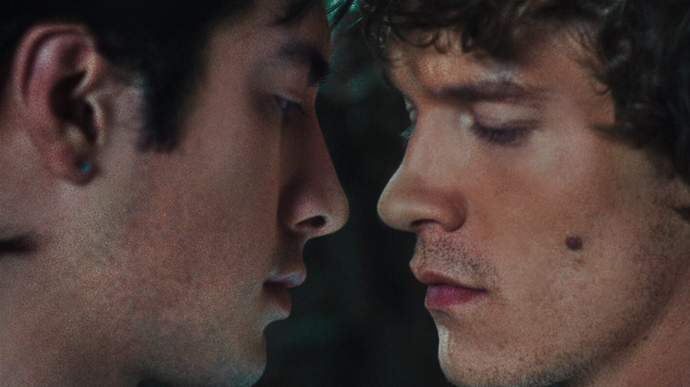 Hudson Williams and Connor Storrie in Quinn's Ember and Ice poster