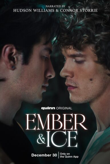 Hudson Williams and Connor Storrie in Quinn's Ember and Ice poster