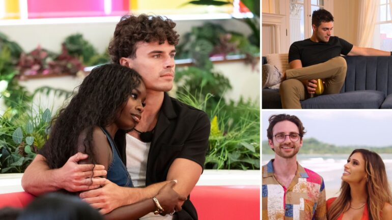 Nic Vansteenberghe and Olandria Carthen on 'Love Island USA,' Joe Ferrucci on 'Love Is Blind,' 'Are You My First?' cast members