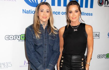 Morgan Wade and Kyle Richards walk the red carpet at Kyle Richard’s “A Night Of Music