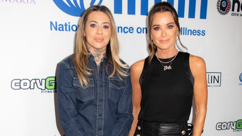 Morgan Wade and Kyle Richards walk the red carpet at Kyle Richard’s “A Night Of Music