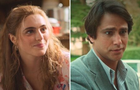 Bella Maclean and Luke Pasqualino in 'Rivals'