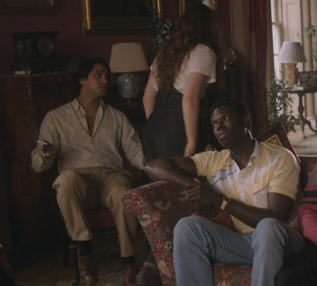 Bella Maclean and Luke Pasqualino in 'Rivals'