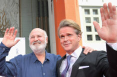 Rob Reiner and Cary Elwes at the Carl and Rob Reiner Hand and Footprint Ceremony during the 2017 TCM Classic Film Festival on April 7, 2017, in Los Angeles, California