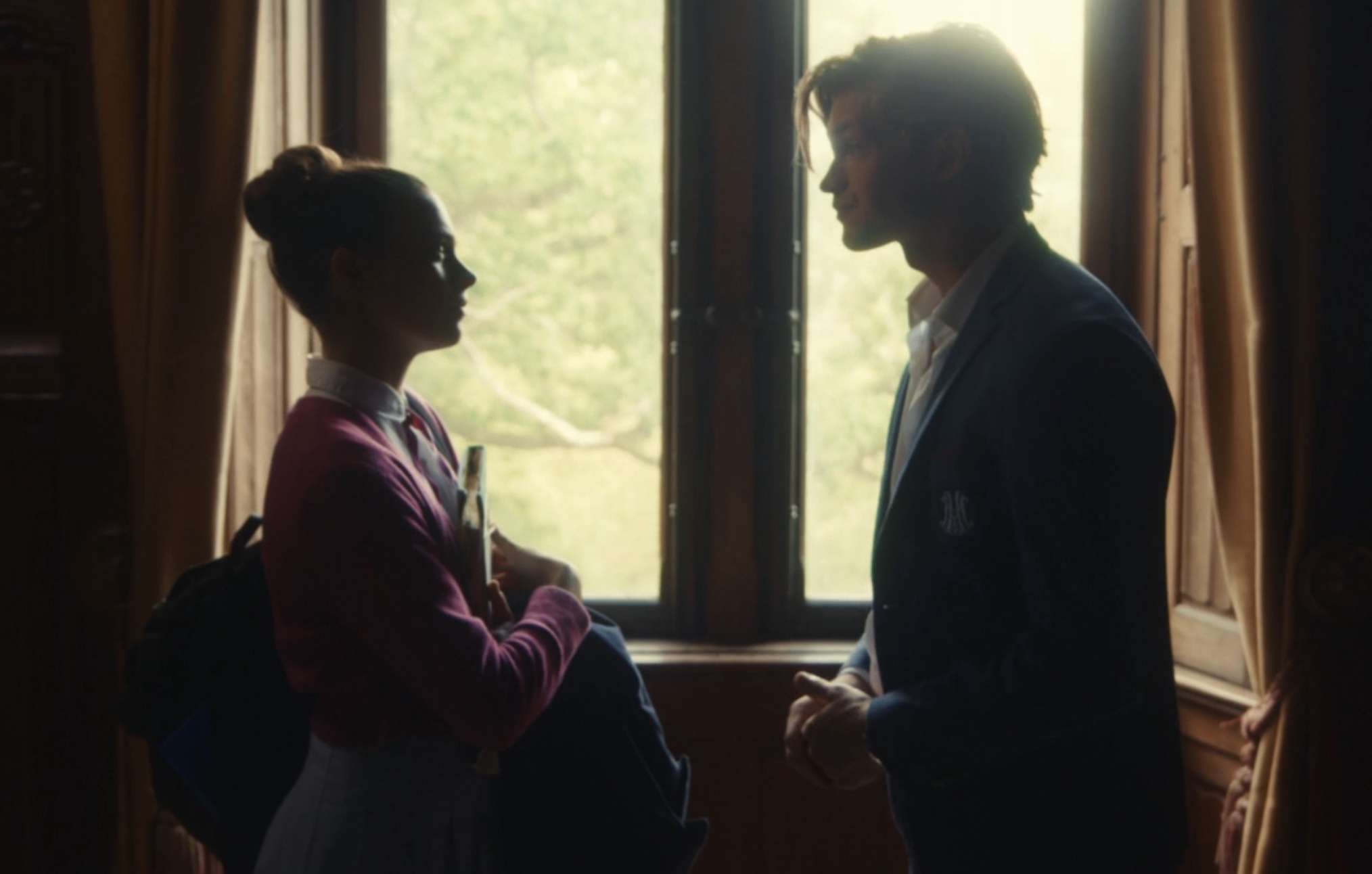 Ruby and James' first meeting in 'Maxton Hall' Season 1