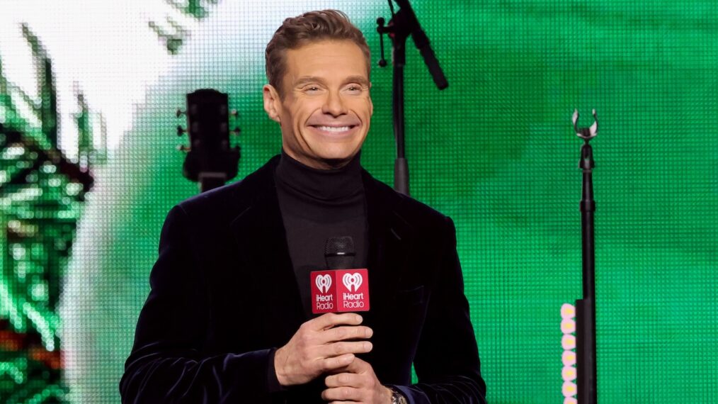 Host Ryan Seacrest speaks onstage at iHeartRadio 102.7 KIIS FM's Jingle Ball 2025 presented by Capital One at Intuit Dome on December 05, 2025 in Los Angeles, California.