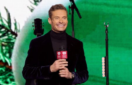 Host Ryan Seacrest speaks onstage at iHeartRadio 102.7 KIIS FM's Jingle Ball 2025 presented by Capital One at Intuit Dome on December 05, 2025 in Los Angeles, California.