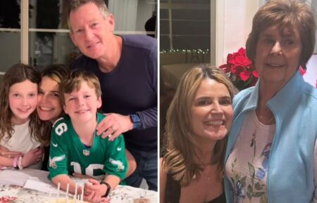 Savannah Guthrie and family on her 54th birthday