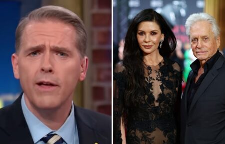 Scott Jennings, Catherine Zeta-Jones and Michael Douglas