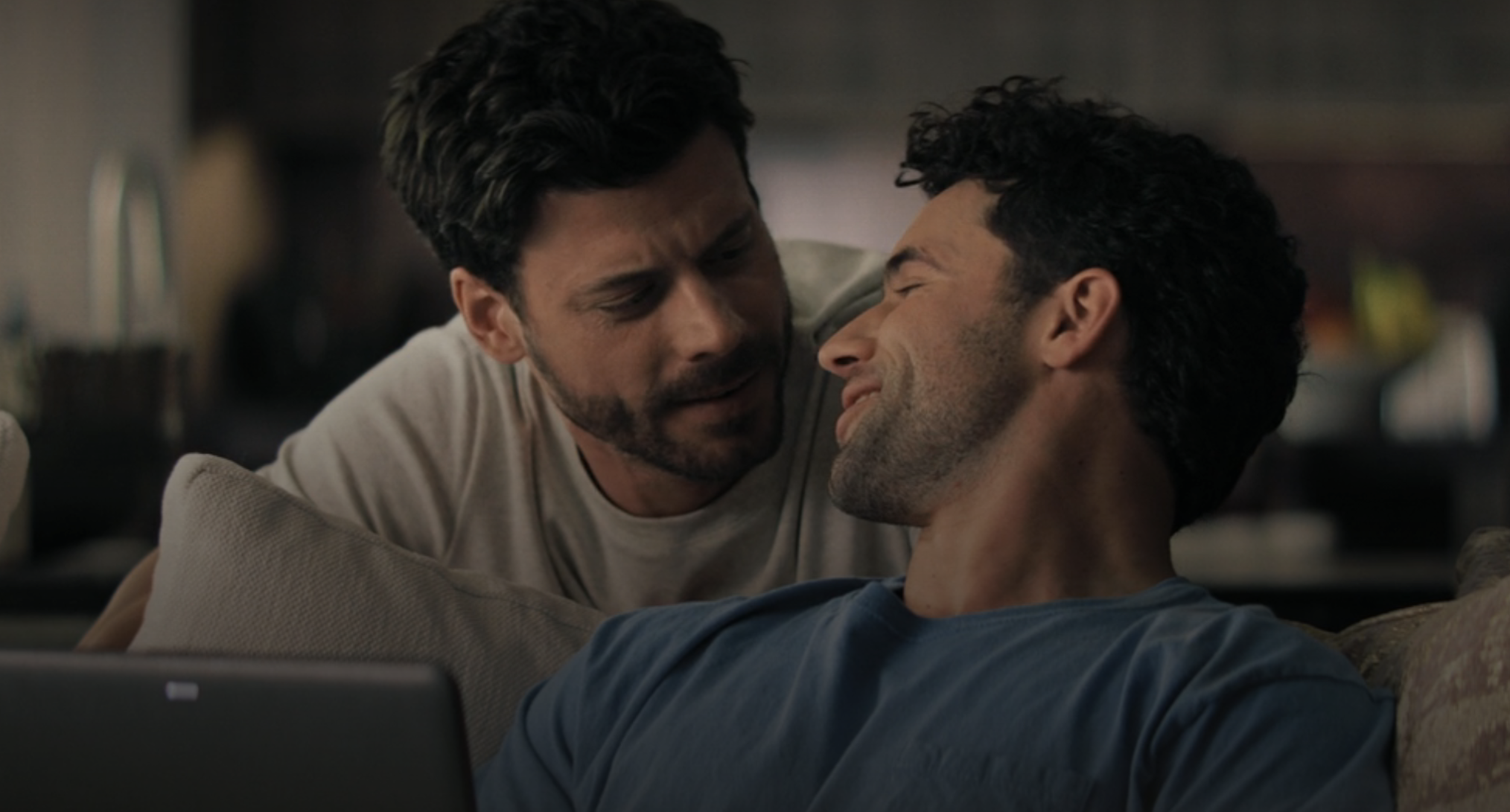 Scott and Kip in Heated Rivalry Episode 3