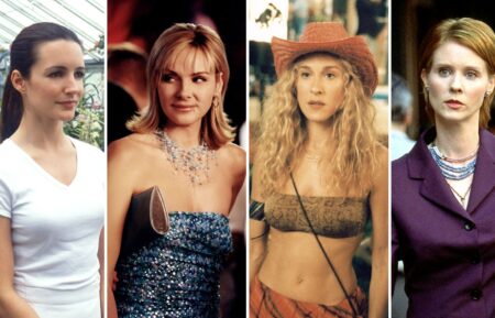 Kristin Davis, Kim Cattrall, Sarah Jessica Parker, and Cynthia Nixon on 'Sex and the City'