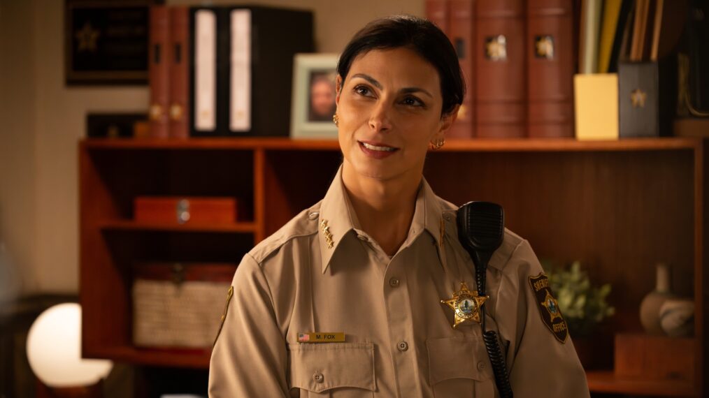Morena Baccarin as Sheriff Mickey Fox — 'Sheriff Country' Season 1 Episode 9 'Crucible, Part 1'