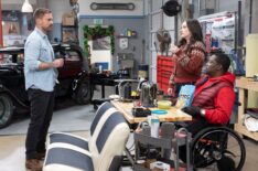 SEANN WILLIAM SCOTT, KAT DENNINGS, DARYL “CHILL” MITCHELL in 'Shifting Gears' Season 2, December 10, 2025 episode
