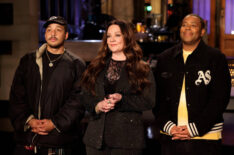 Melissa McCarthy, Dijonm and Kenan Thompson on 'SNL'