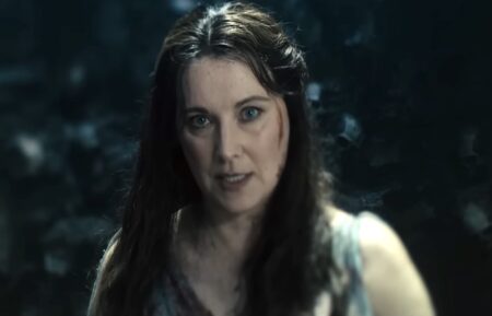 Lucy Lawless as Lucretia in 'Spartacus: House of Ashur' Season 1 Episode 1