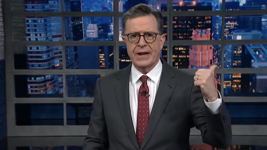 Colbert Addresses Trump Disrupting ’Survivor’ &amp; ‘Stupid Ballroom’ Project