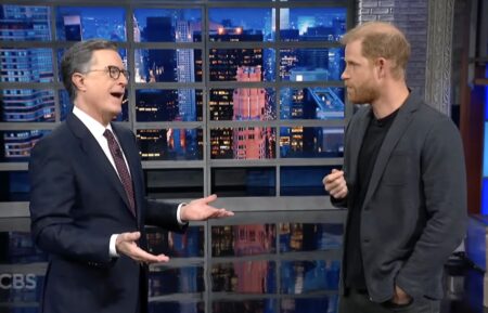 Stephen Colbert and Prince Harry
