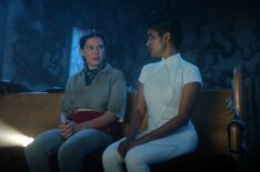 Millie Bobby Brown and Linnea Berthelsen in 'Stranger Things' Season 5