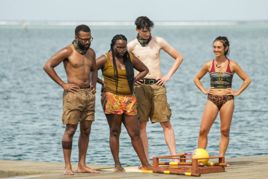 Jawan, Kristina, Rizo, and Savannah in 'Survivor 49' Episode 10
