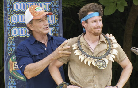 Jeff Probst and Steven Ramm in 'Survivor 49' Episode 11
